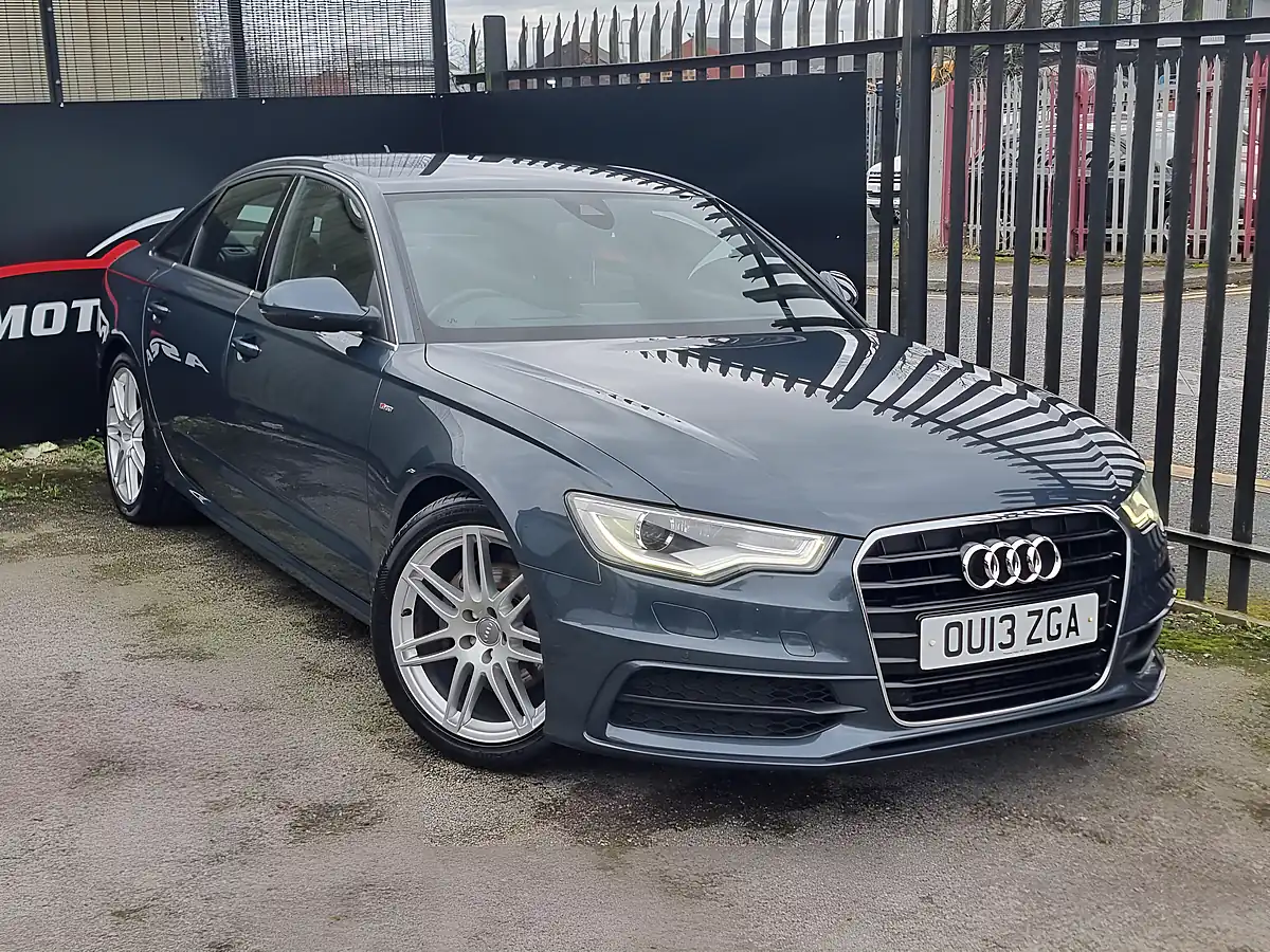 Used 2013 Audi A6 S Line Blue - Front View