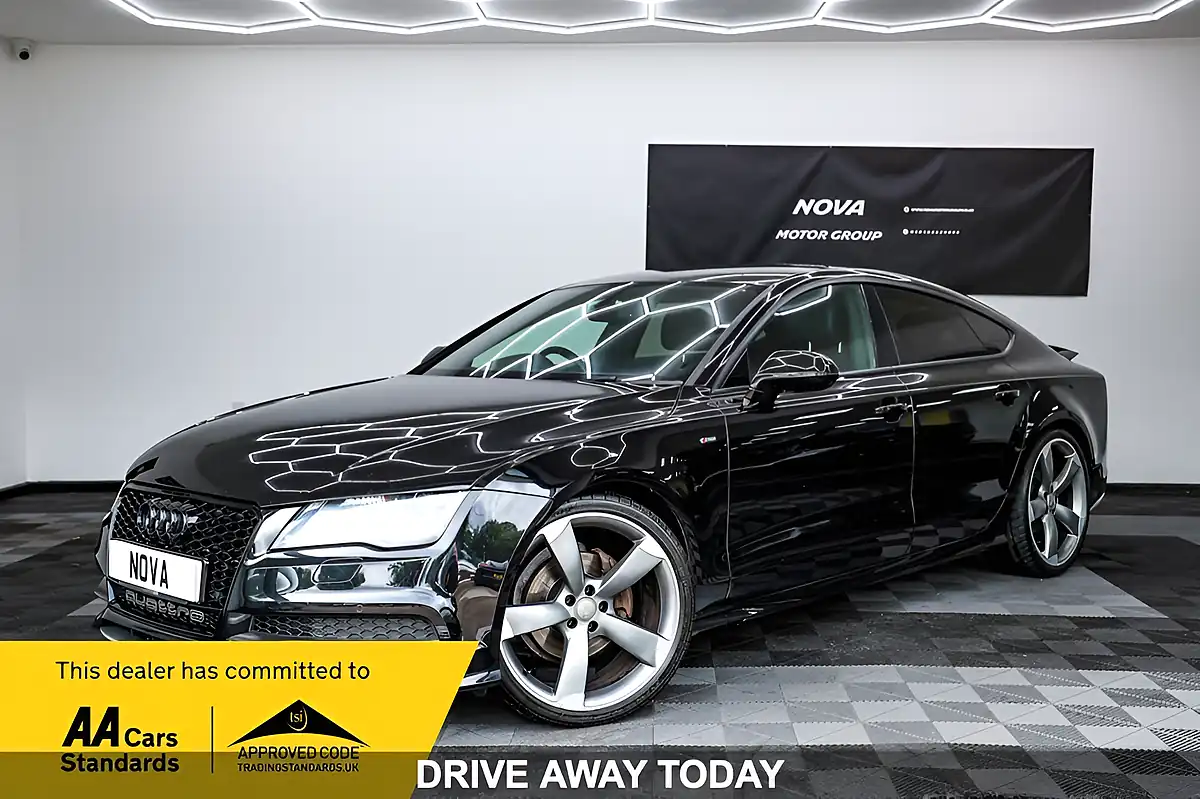 Used 2013 Audi A7 Black Edition Sportback Black - Front View