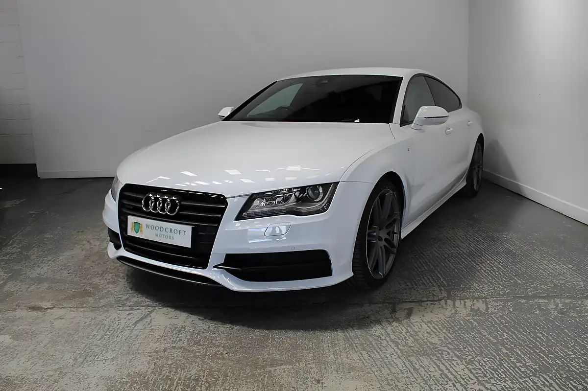 Used 2013 Audi A7 S Line White - Interior and Exterior details 2