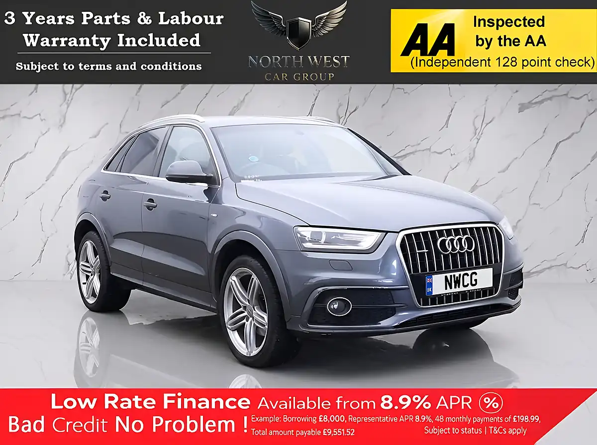 Used 2013 Audi Q3 S Line Grey - Front View