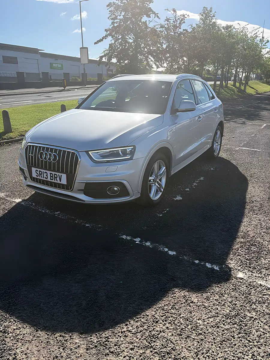 Used 2013 Audi Q3 S Line Silver - Front View