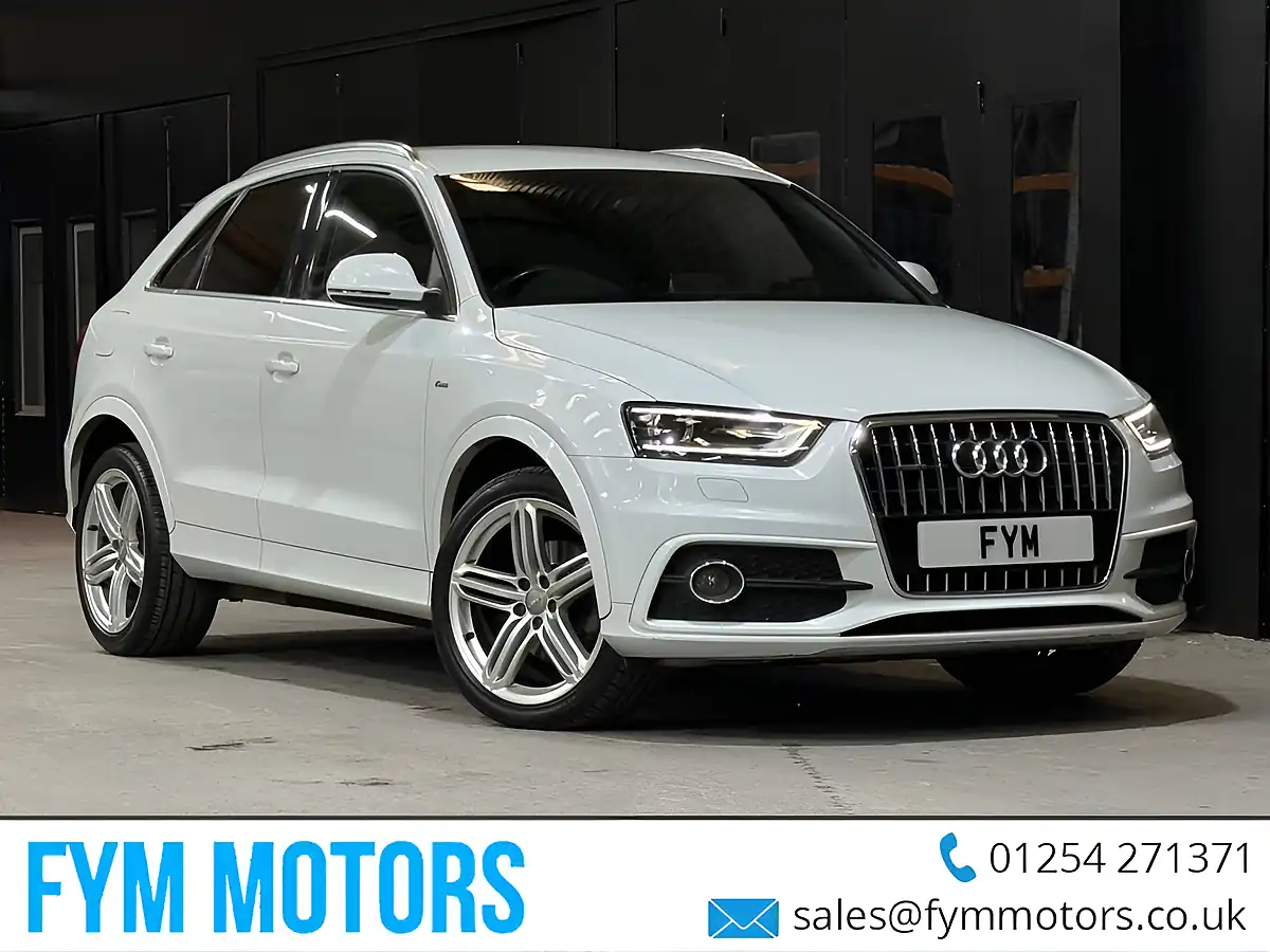 Used 2013 Audi Q3 S Line White - Front View