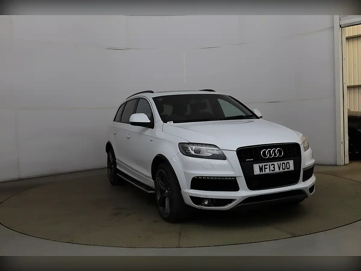 Used 2013 Audi Q7 S Line Plus White - Front View