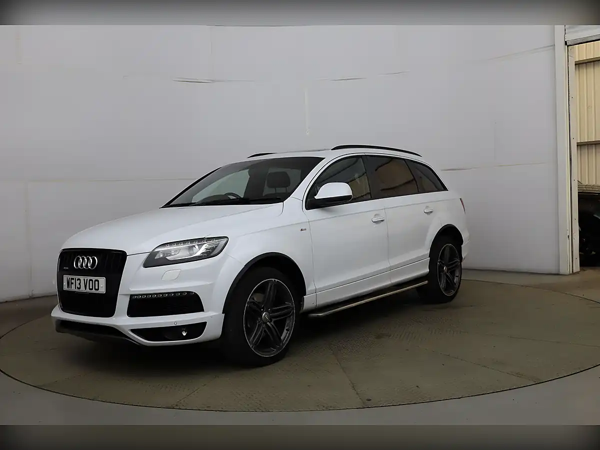 Used 2013 Audi Q7 S Line Plus White - Interior and Exterior details 2