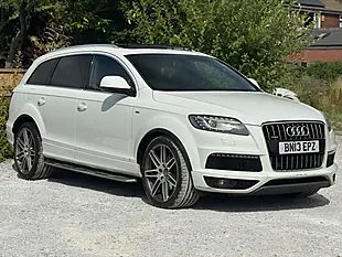 Used 2013 Audi Q7 S Line Plus White - Interior and Exterior details 3