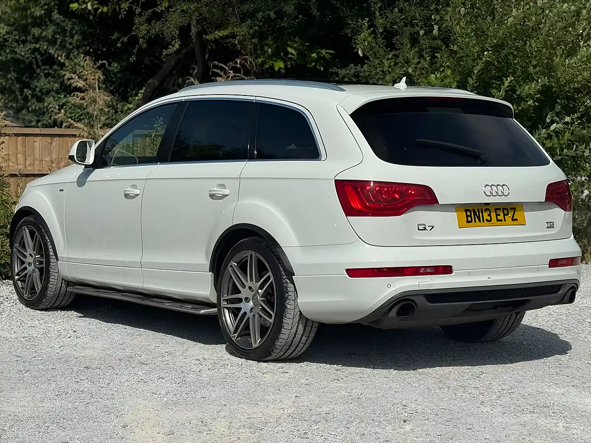 Used 2013 Audi Q7 S Line Plus White - Interior and Exterior details 7