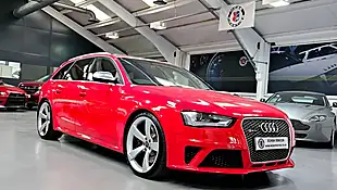Used 2013 Audi RS4 Avant Red - Interior and Exterior details 12