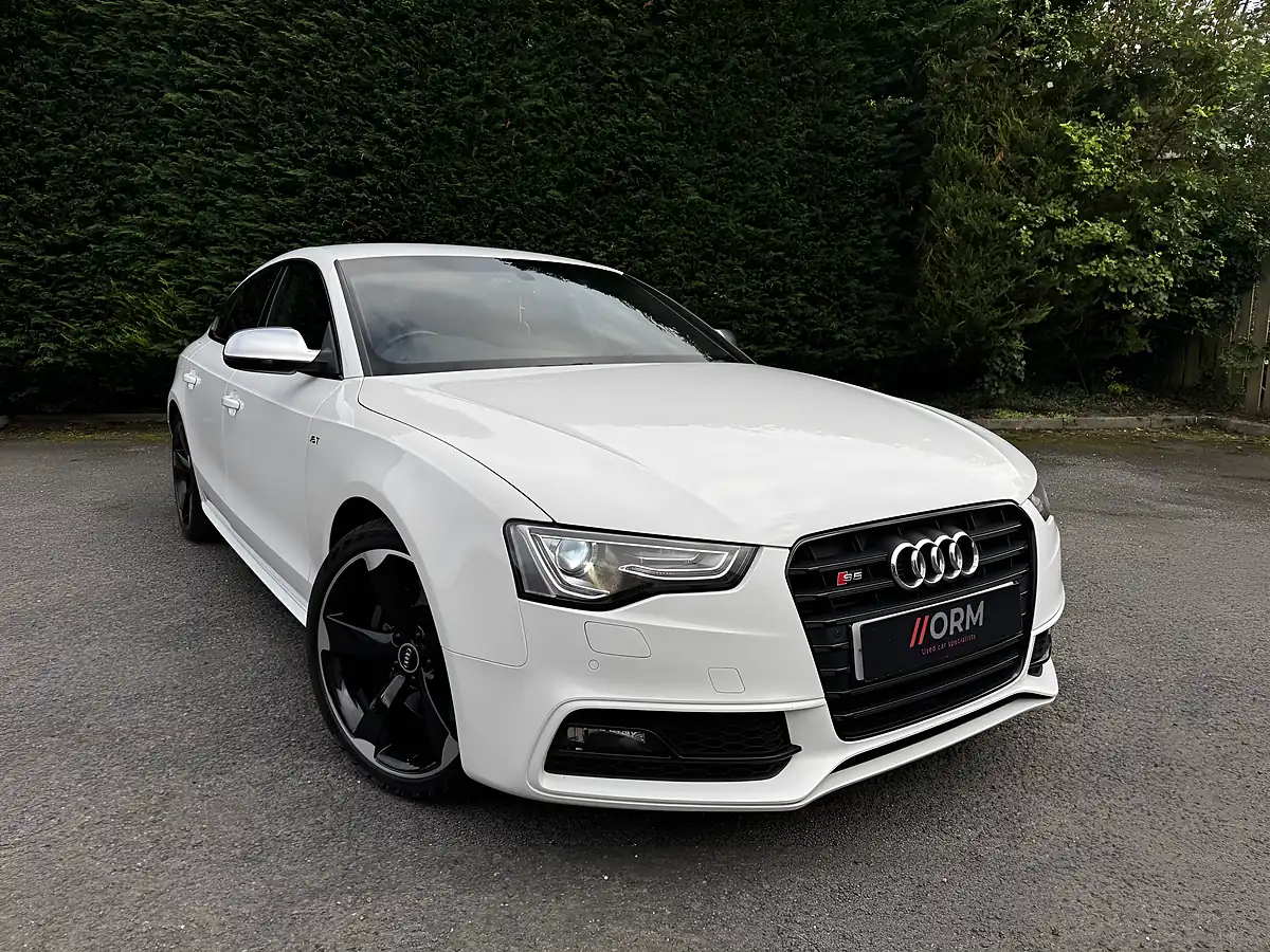 Used 2013 Audi S5 Black Edition Sportback White - Interior and Exterior details 2