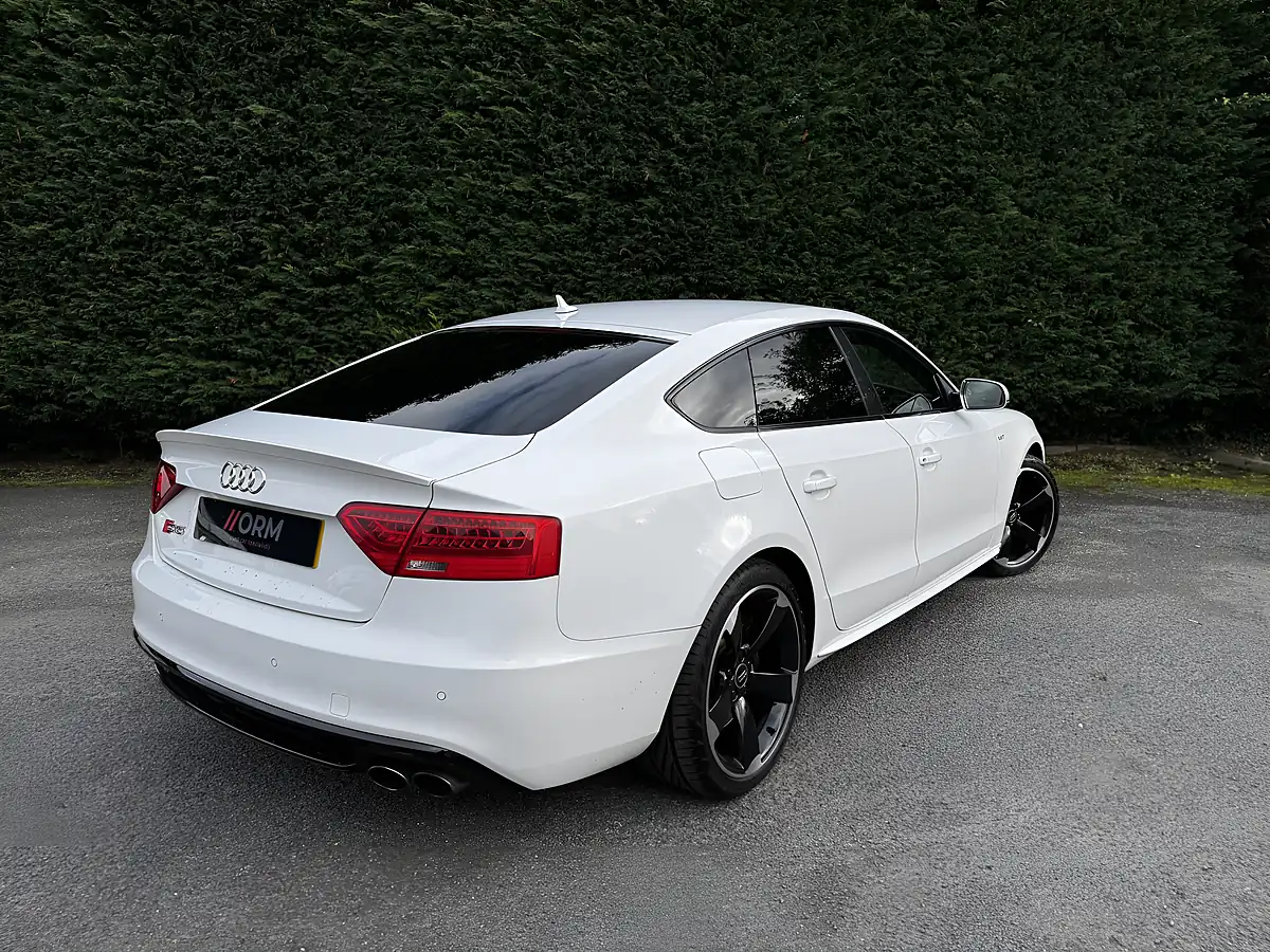 Used 2013 Audi S5 Black Edition Sportback White - Interior and Exterior details 4