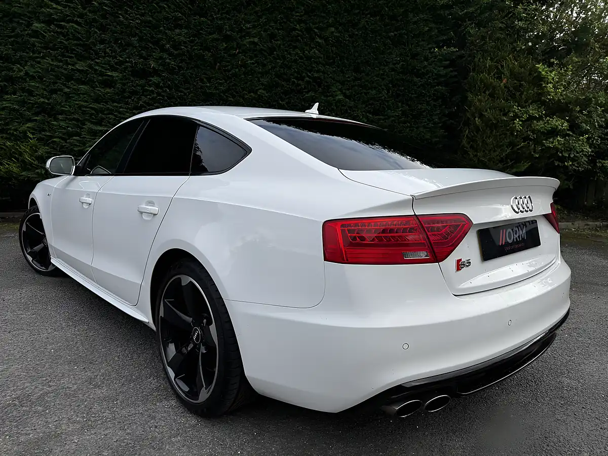 Used 2013 Audi S5 Black Edition Sportback White - Interior and Exterior details 7