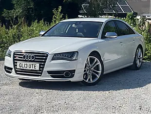 Used 2013 Audi S8 White - Interior and Exterior details 2