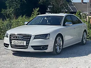 Used 2013 Audi S8 White - Interior and Exterior details 6