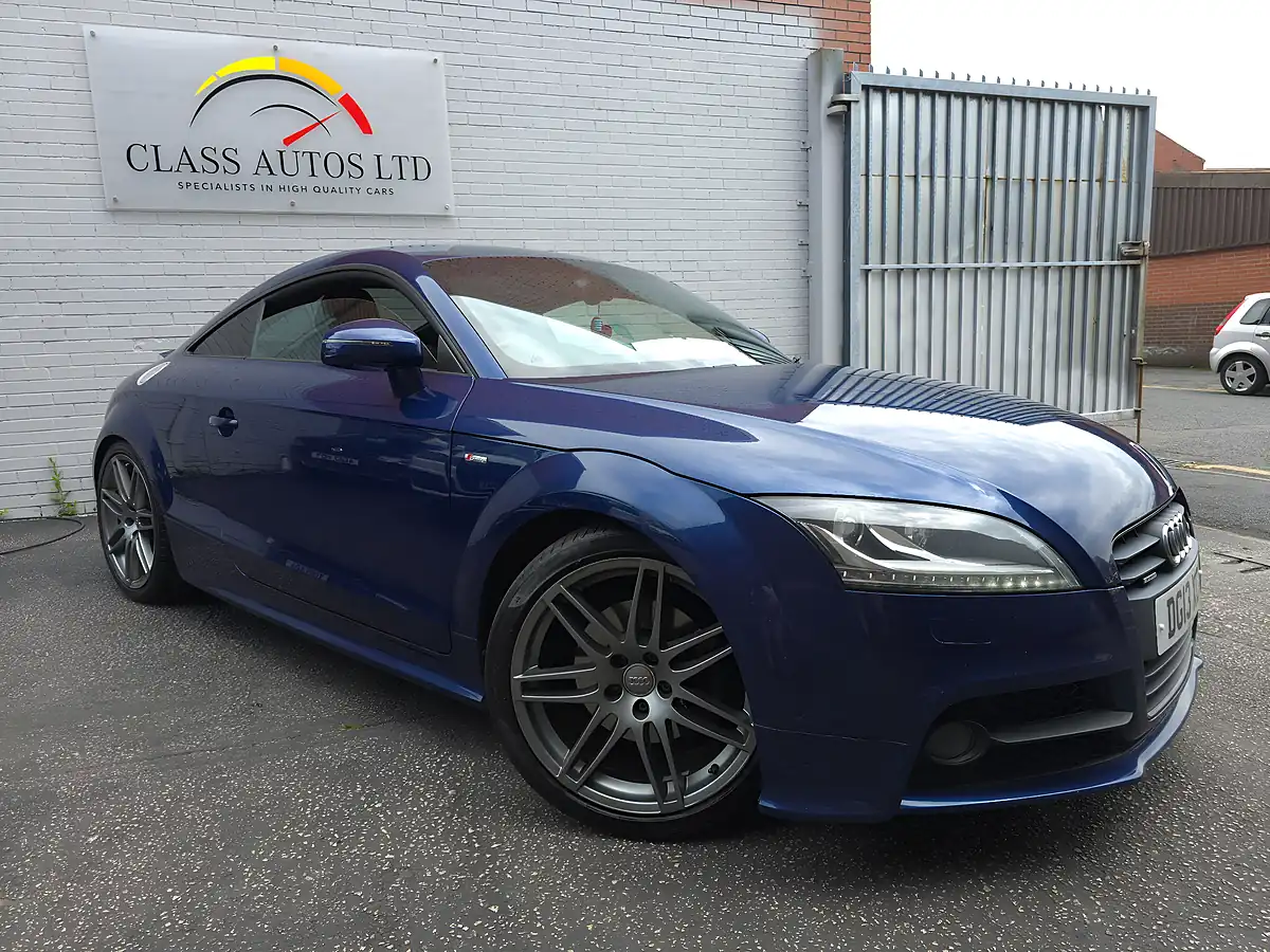 Used 2013 Audi Tt Black Edition Quattro Blue - Front View