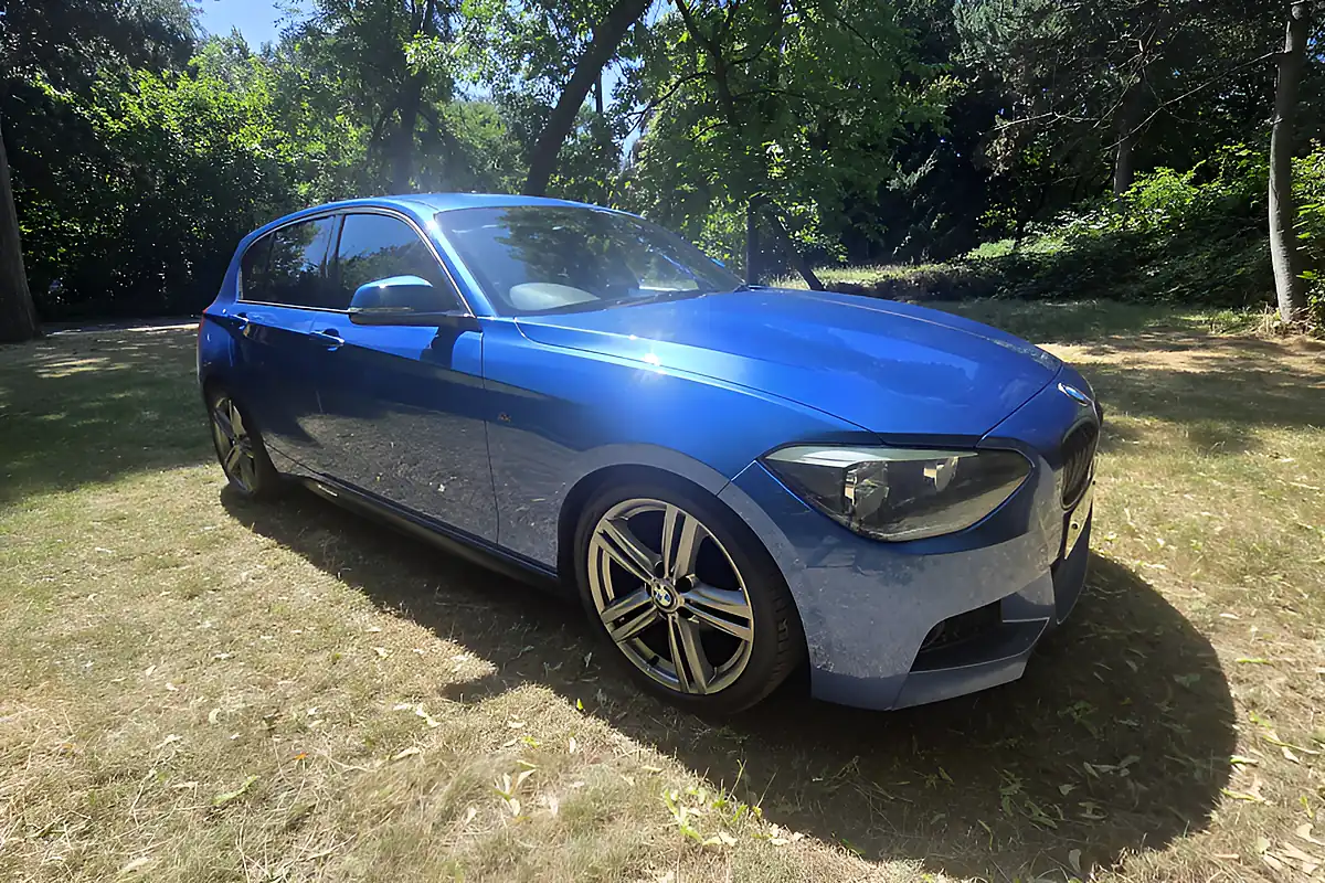 Used 2013 BMW 1 Series M Sport Blue - Interior and Exterior details 4