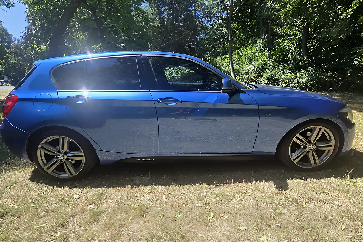 Used 2013 BMW 1 Series M Sport Blue - Interior and Exterior details 5