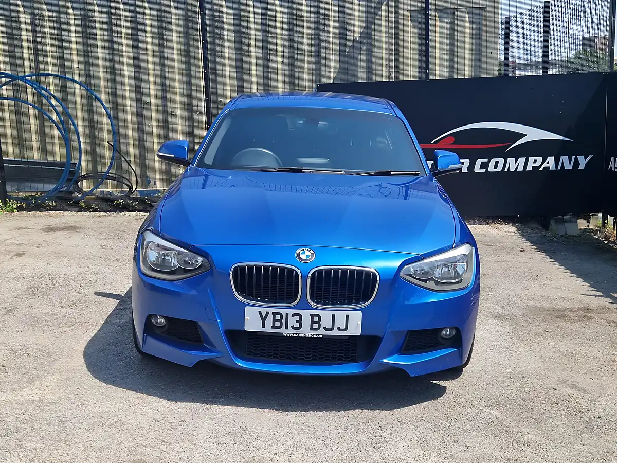 Used 2013 BMW 1 Series M Sport Blue - Interior and Exterior details 2