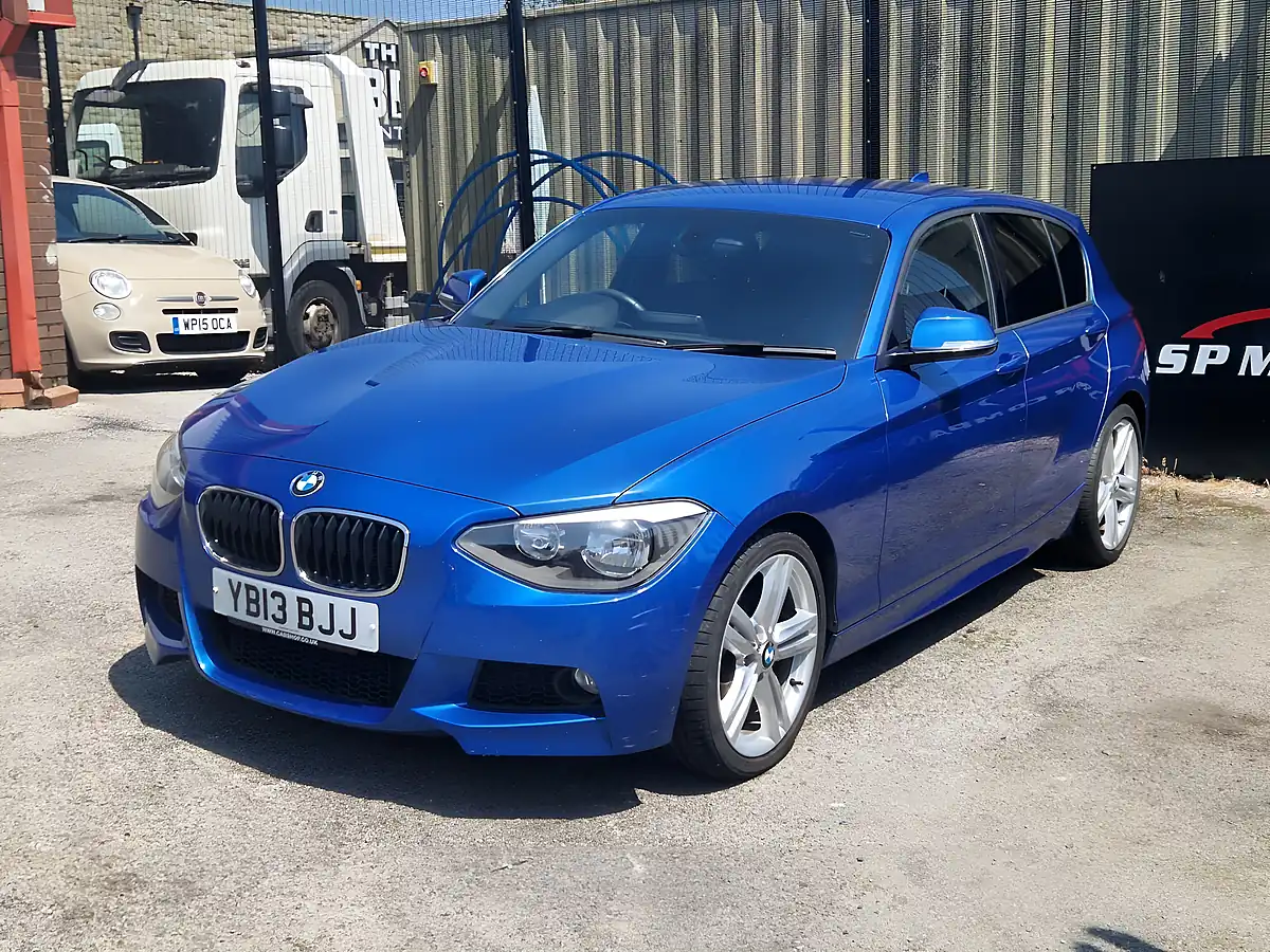 Used 2013 BMW 1 Series M Sport Blue - Interior and Exterior details 3