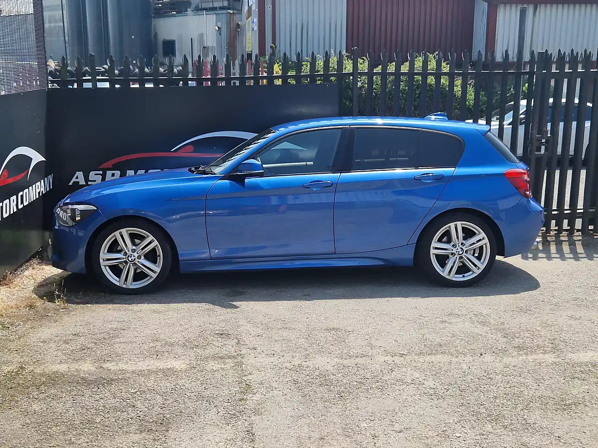 Used 2013 BMW 1 Series M Sport Blue - Interior and Exterior details 4