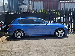 Used 2013 BMW 1 Series M Sport Blue - Interior and Exterior details 5