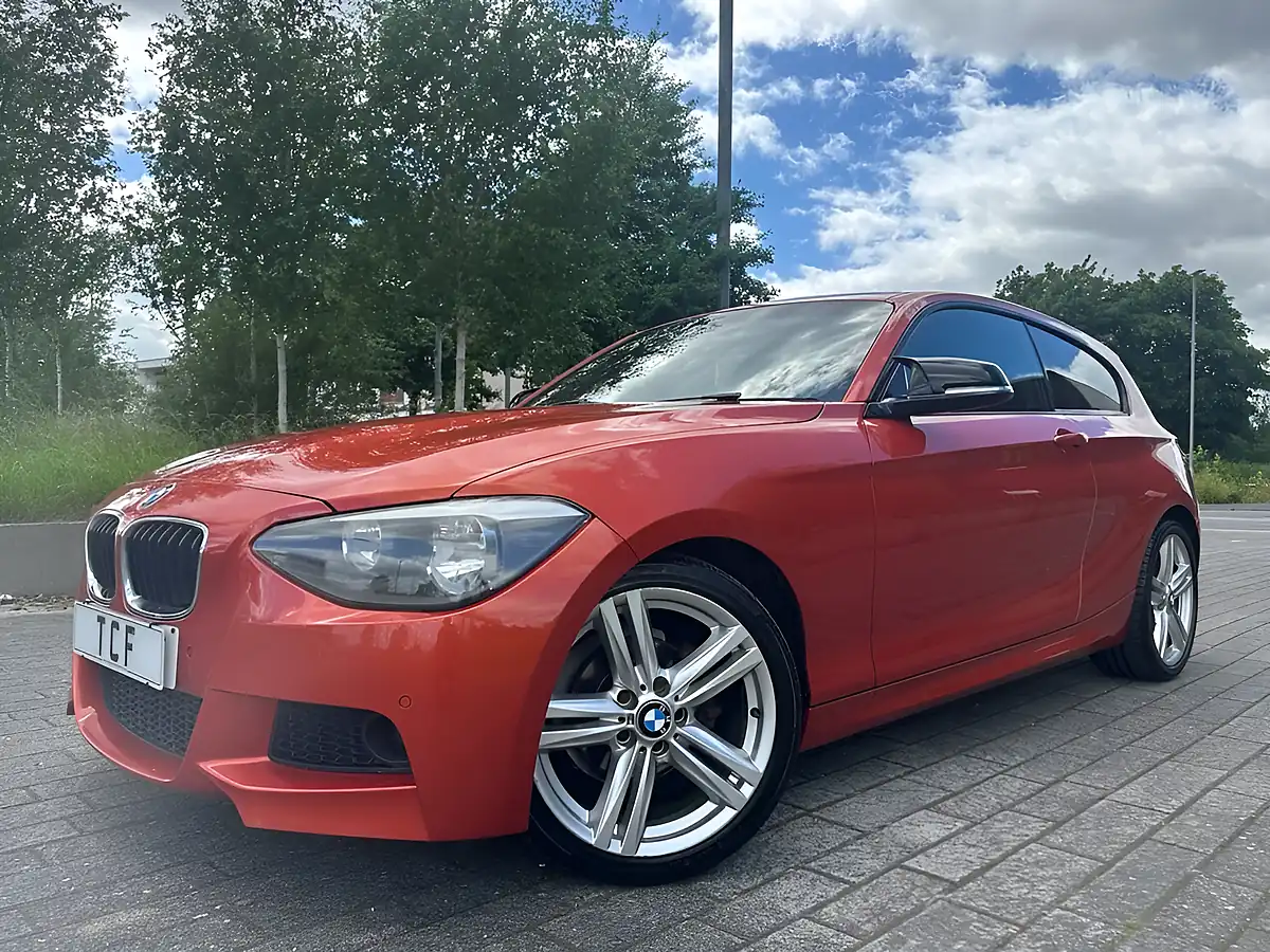 Used 2013 BMW 1 Series M Sport Orange - Interior and Exterior details 13