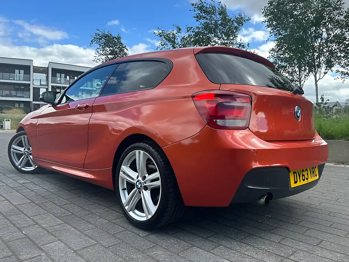 Used 2013 BMW 1 Series M Sport Orange - Interior and Exterior details 16