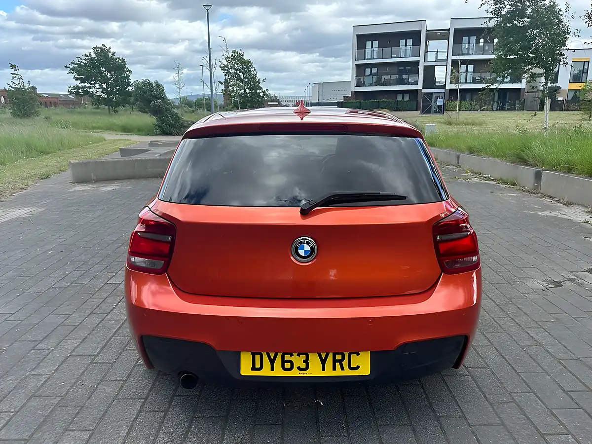 Used 2013 BMW 1 Series M Sport Orange - Interior and Exterior details 3