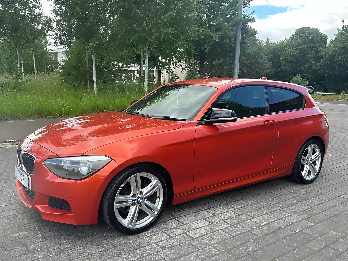 Used 2013 BMW 1 Series M Sport Orange - Interior and Exterior details 7