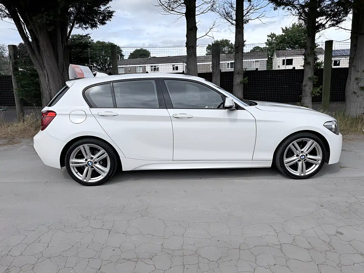 Used 2013 BMW 1 Series M Sport White - Front View
