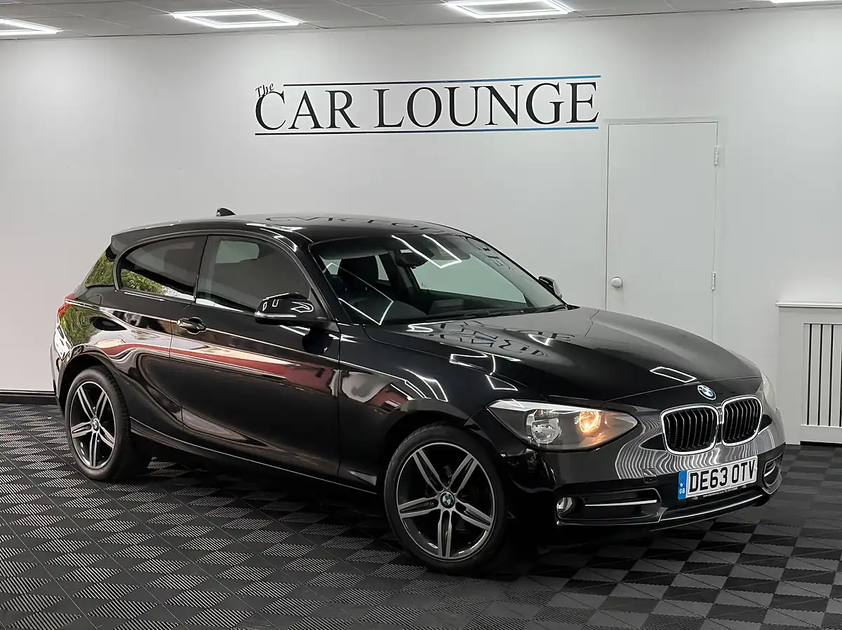 Used 2013 BMW 1 Series Sport Jet Black - Front View