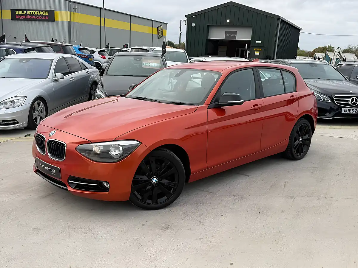 Used 2013 BMW 1 Series Sport Orange - Interior and Exterior details 4