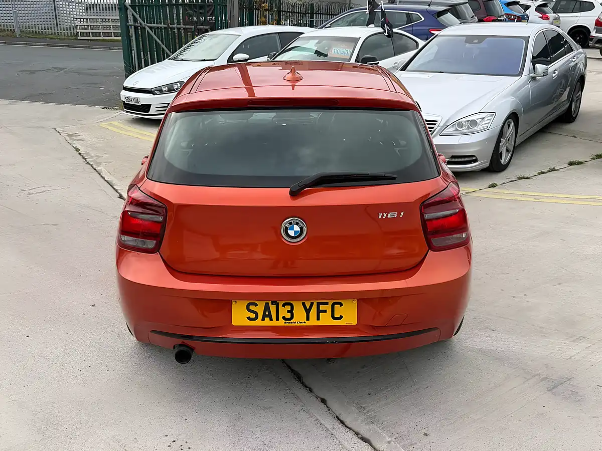 Used 2013 BMW 1 Series Sport Orange - Interior and Exterior details 9