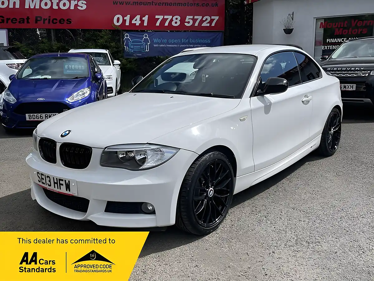 Used 2013 BMW 1 Series Sport Plus Edition White - Front View