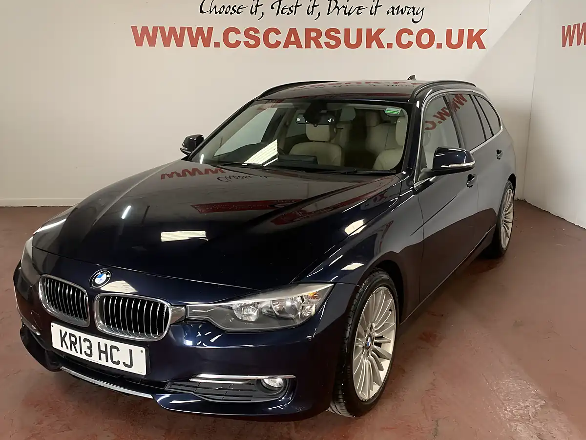 Used 2013 BMW 3 Series Luxury Touring Blue - Interior and Exterior details 4