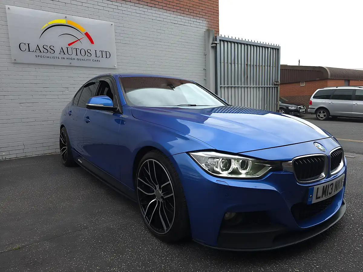 Used 2013 BMW 3 Series M Sport Blue - Interior and Exterior details 15