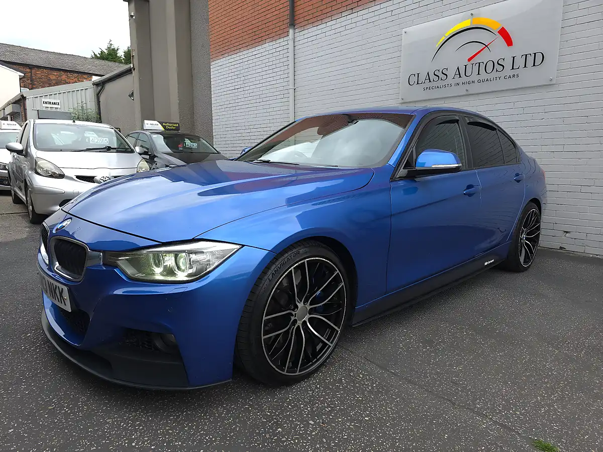 Used 2013 BMW 3 Series M Sport Blue - Interior and Exterior details 4
