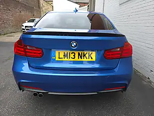 Used 2013 BMW 3 Series M Sport Blue - Interior and Exterior details 9