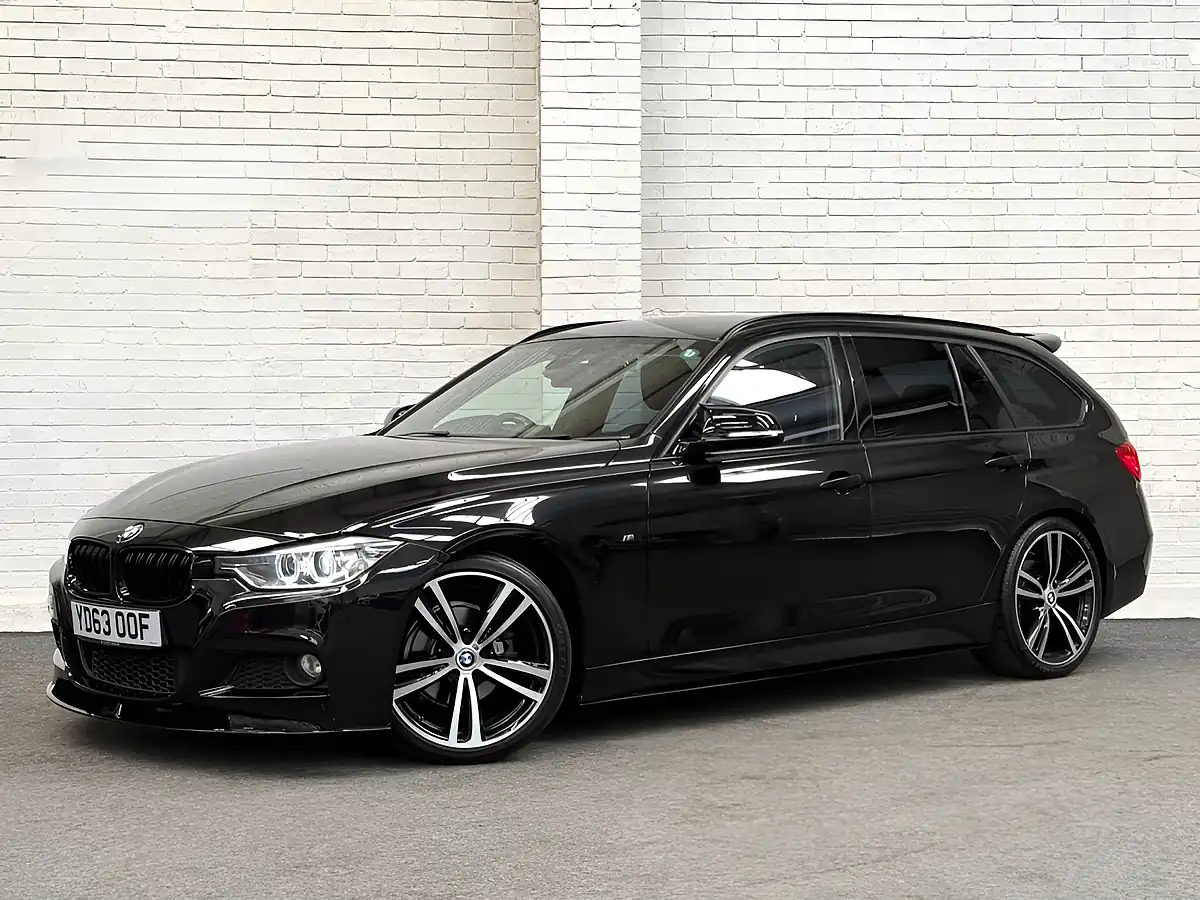 Used 2013 BMW 3 Series M Sport Touring Black - Front View