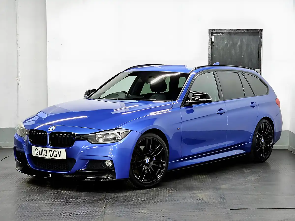 Used 2013 BMW 3 Series M Sport Touring Estoril Blue - Interior and Exterior details 2