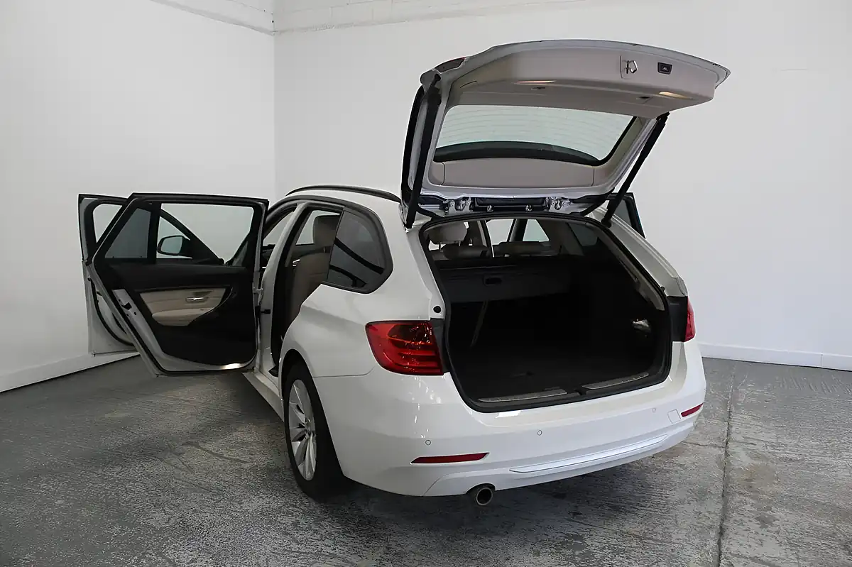 Used 2013 BMW 3 Series Modern Touring White - Interior and Exterior details 10