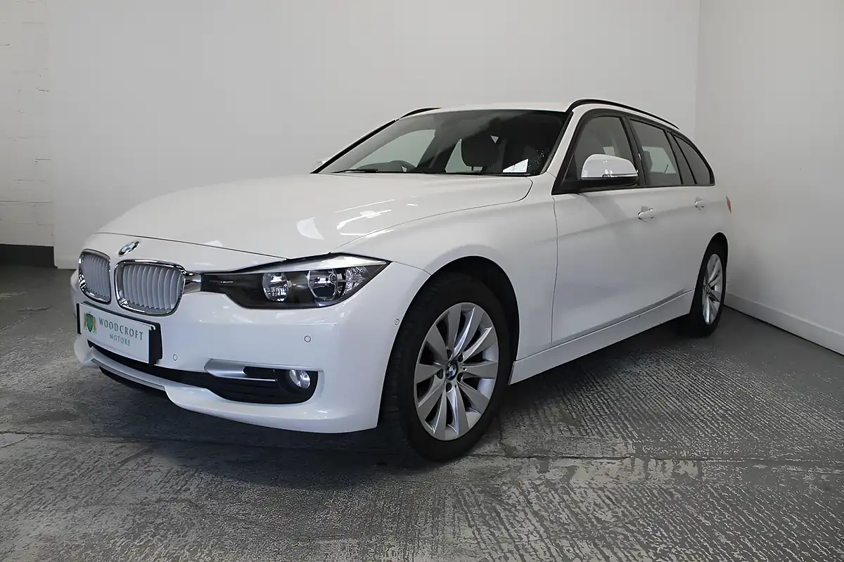 Used 2013 BMW 3 Series Modern Touring White - Interior and Exterior details 2