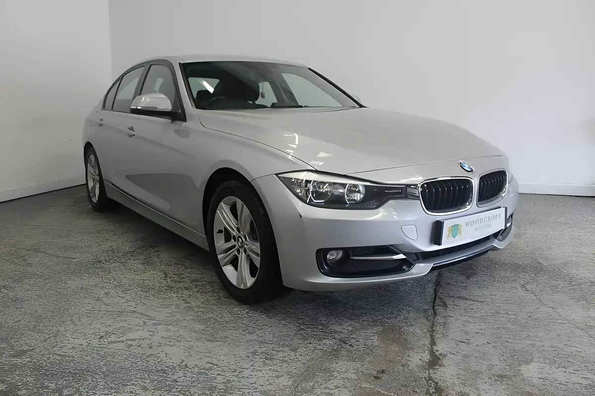 Used 2013 BMW 3 Series Sport Silver - Front View