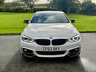 Used 2013 BMW 4 Series M-Sport Coupe White - Interior and Exterior details 2