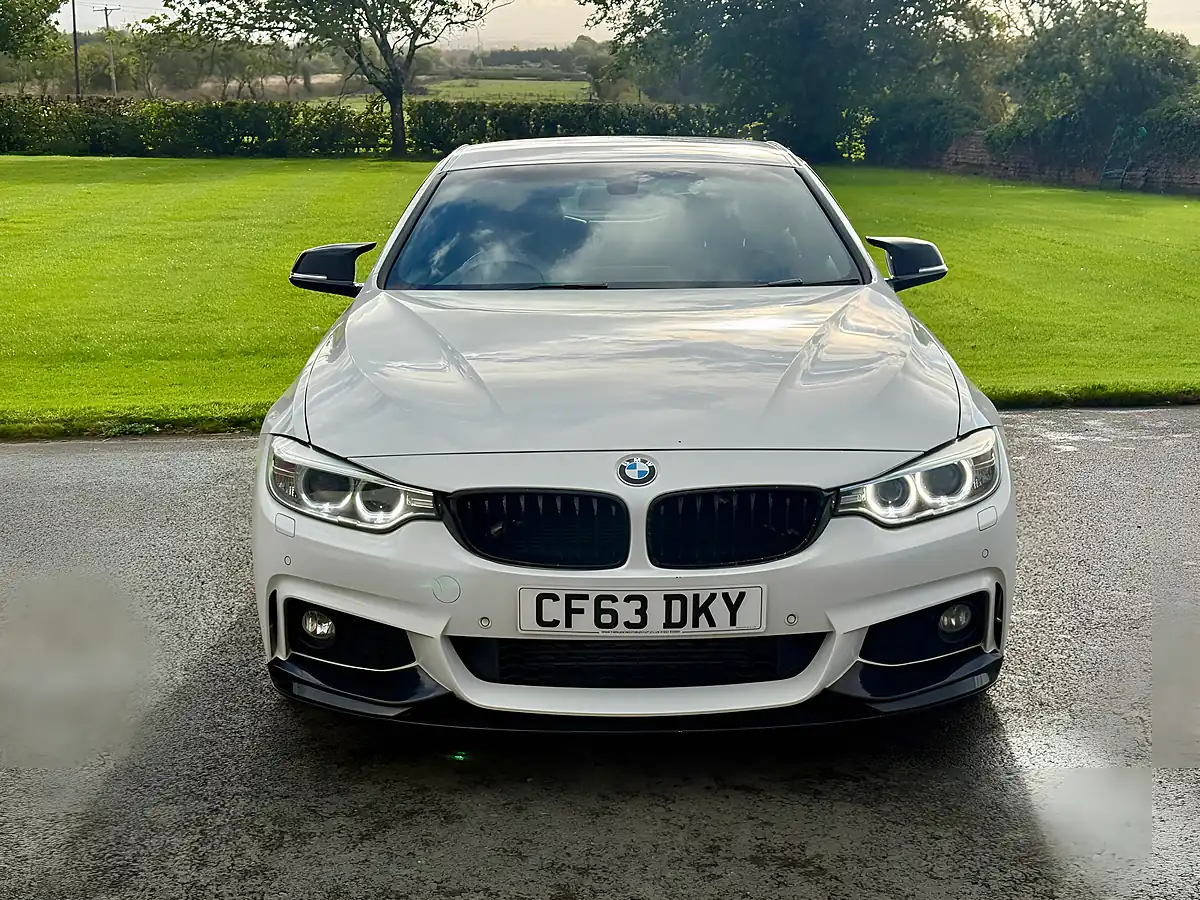 Used 2013 BMW 4 Series M-Sport Coupe White - Interior and Exterior details 2