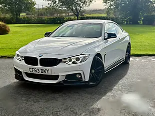 Used 2013 BMW 4 Series M-Sport Coupe White - Interior and Exterior details 3
