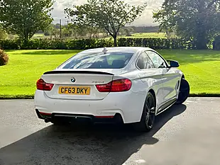 Used 2013 BMW 4 Series M-Sport Coupe White - Interior and Exterior details 4