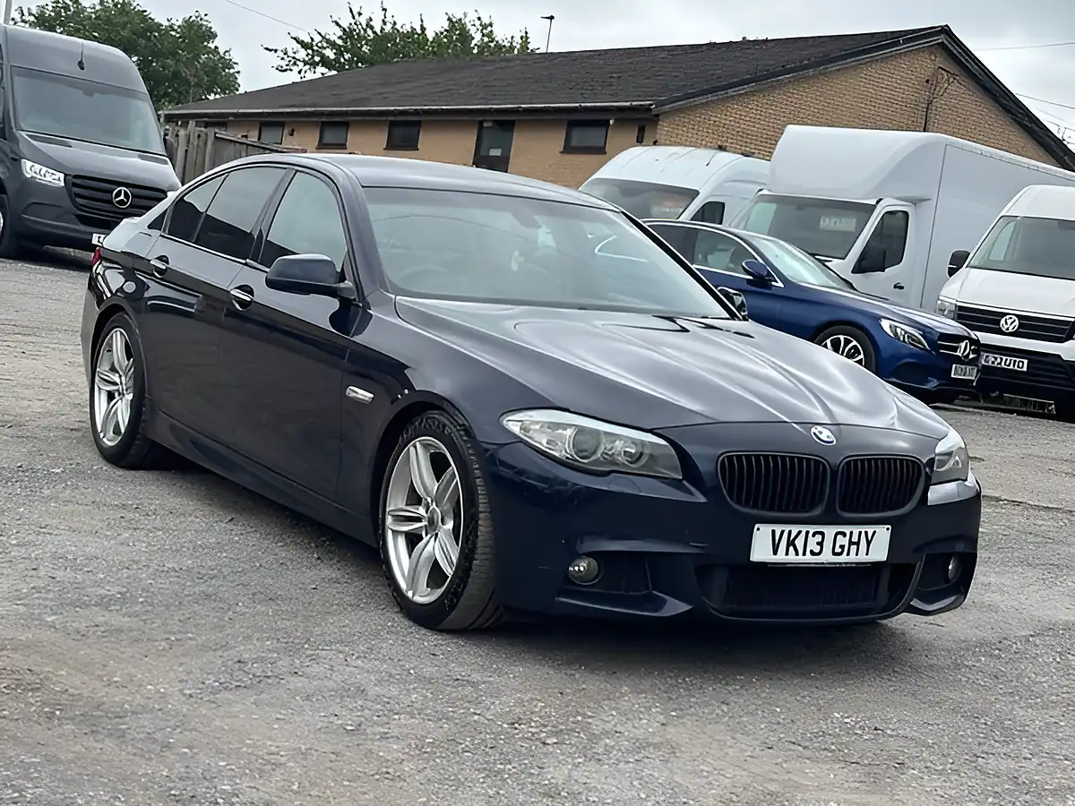 Used 2013 BMW 5 Series M Sport Blue - Interior and Exterior details 2