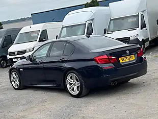 Used 2013 BMW 5 Series M Sport Blue - Interior and Exterior details 7
