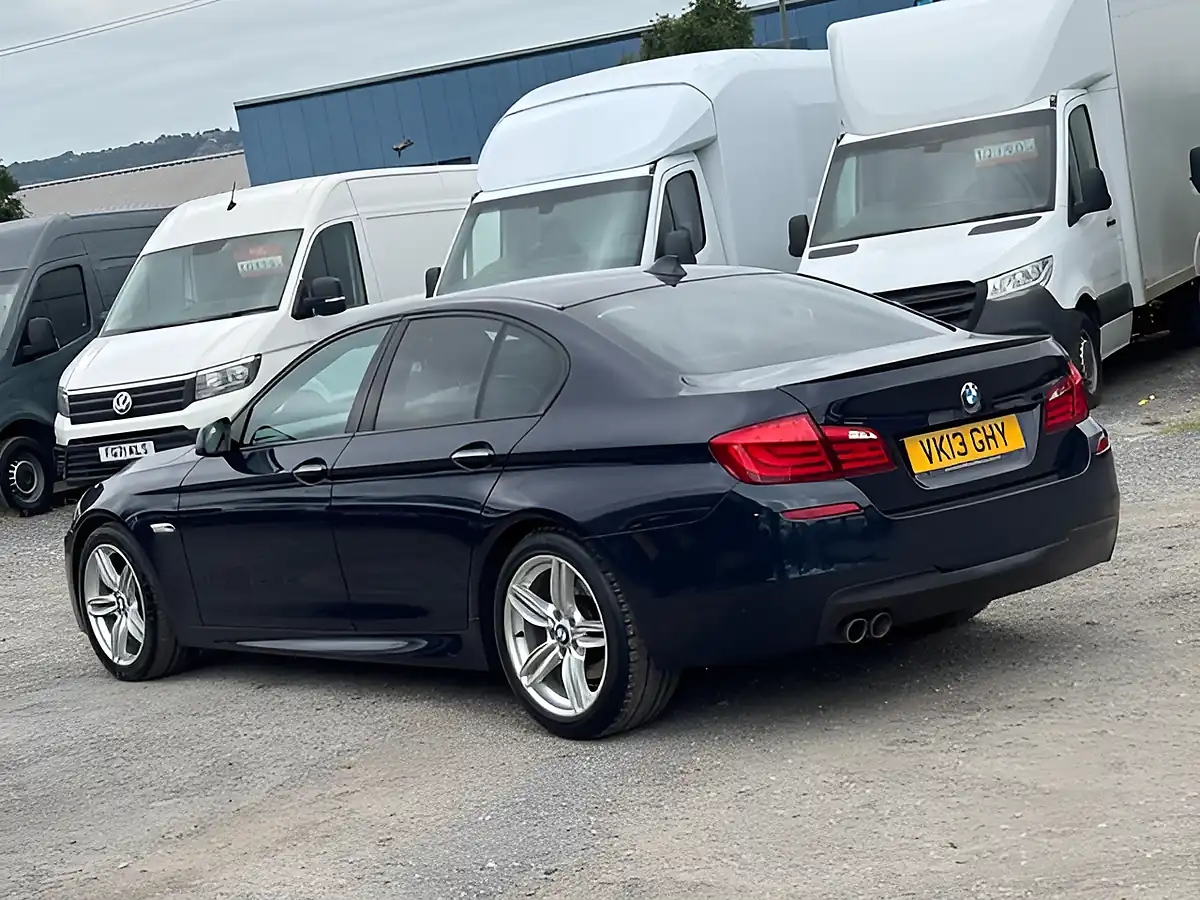 Used 2013 BMW 5 Series M Sport Blue - Interior and Exterior details 7