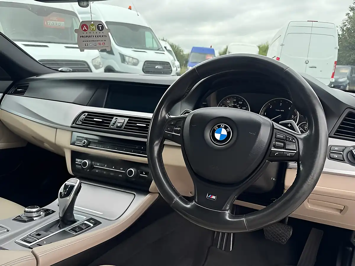 Used 2013 BMW 5 Series M Sport Blue - Interior and Exterior details 9