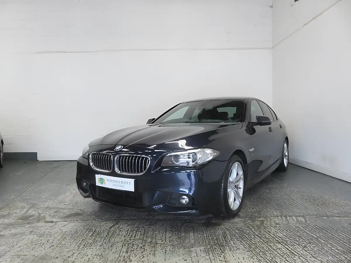 Used 2013 BMW 5 Series M Sport Blue - Interior and Exterior details 2